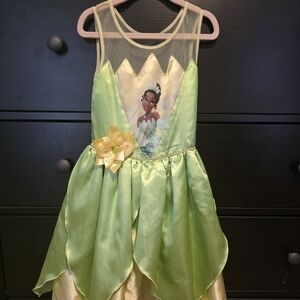 H&M Green and Yellow Halloween Costume with Leaf Details